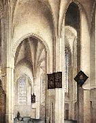 Pieter Jansz Saenredam Interior of the St Jacob Church in Utrecht oil painting artist